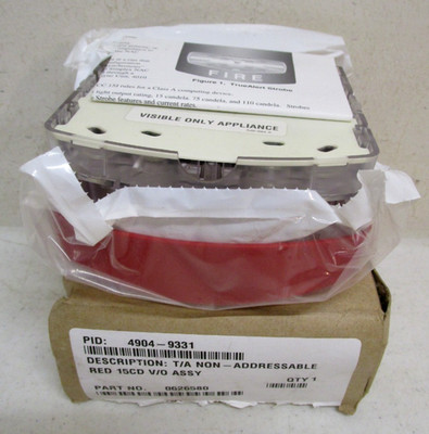 NEW SIMPLEX 4904-9331 TRUE ALERT STROBE FIRE ALARM