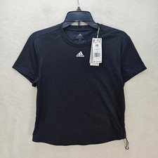 ADIDAS WOMEN'S XS CINCH TEE MULTI SPORT BLACK NWT