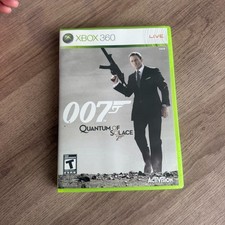 James Bond 007: Quantum of Solace Xbox 360, 2008 Complete Tested Working