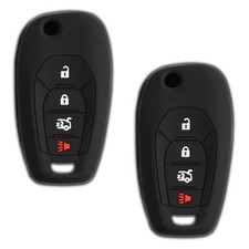 2 Key Fob Remote Skin Shell Case Cover for Chevrolet GMC LXP-T003