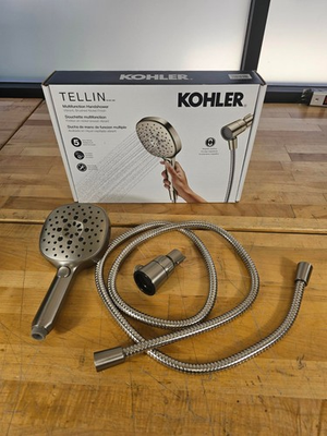 #ad #ad Kohler Tellin Multifunction Showerhead Spray Wand 5 Patterns Brushed Nickel $18.99