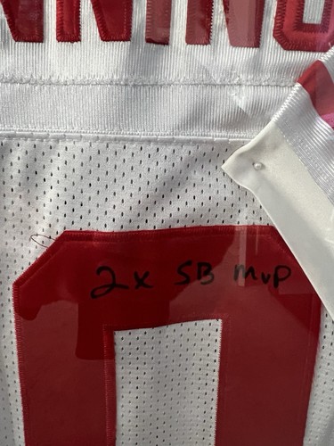 Eli Manning Giants Signed Super Bowl XLII White Reebok Authentic Jersey. JSA - 第 4/10 張圖片