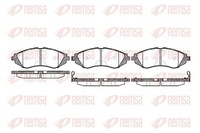 Remsa Bremsbelagsatz, Scheibenbremse 0645.02 FüR Chevrolet Daewoo
