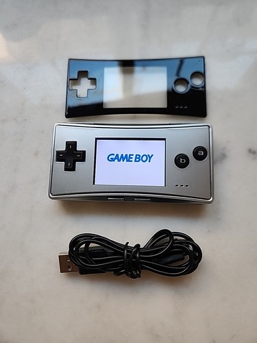 Nintendo Gameboy Micro Silver Handheld Console With Charger | eBay
