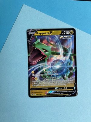 Pokémon TCG Rayquaza v Crown Zenith #100 Full Art Ultra Rare