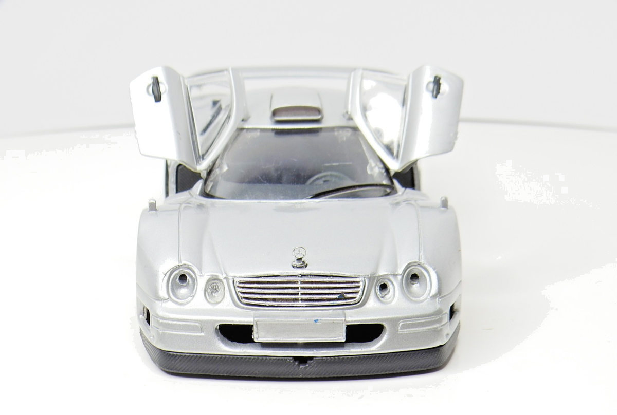 Maisto 1:26 Silver Mercedes CLK-GTR Die Cast Car. | eBay
