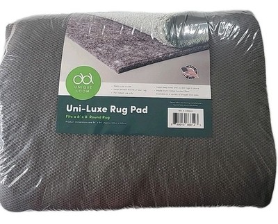 Unique Loom 3150633 Uni-Luxe Anti-Slip Rug Pad 8  x  8  Round Rug Indoor USA EBS