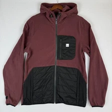 ThirtyTwo Filter Polar Fleece Hoodie Mens Large Zip Up Water Repellent Sweater