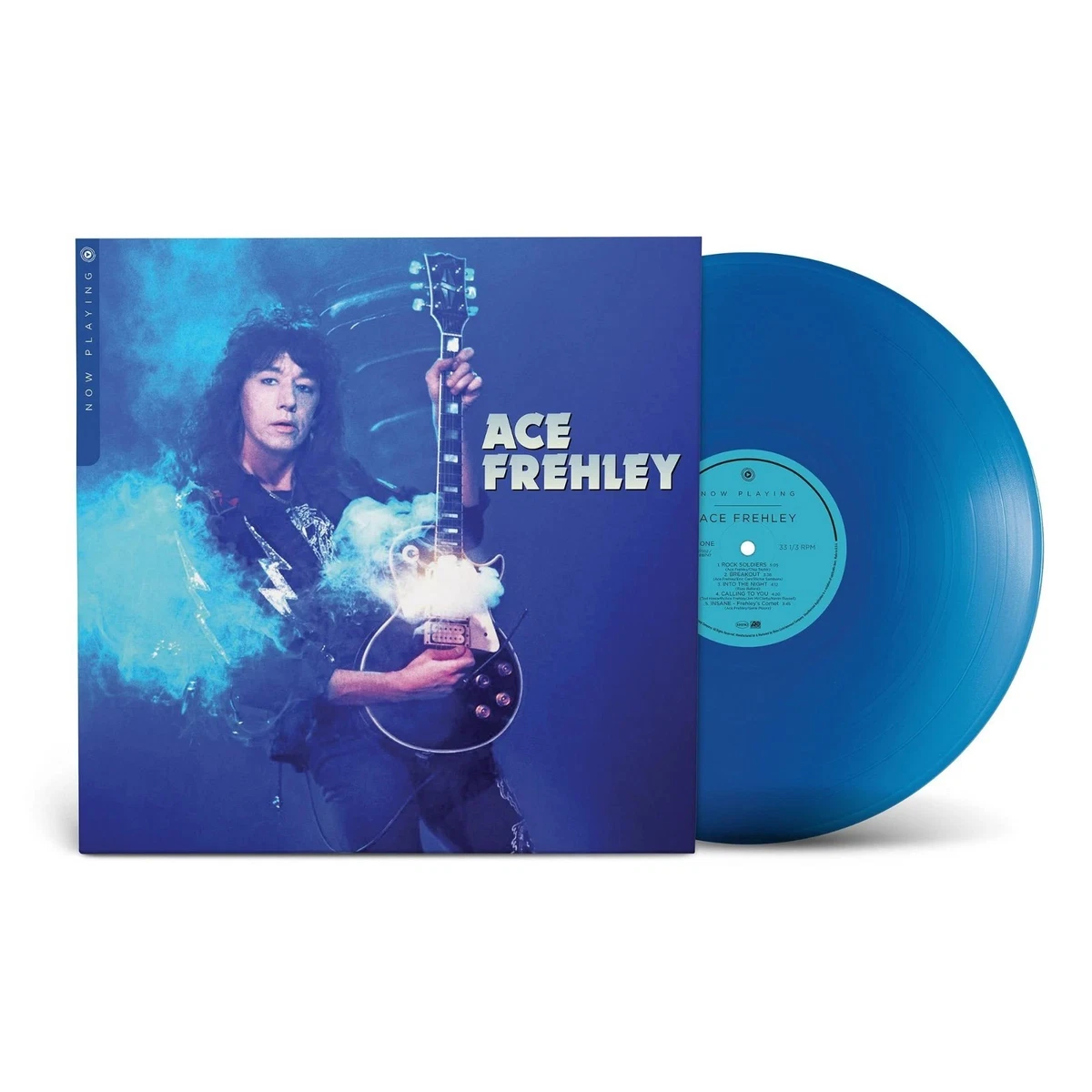Ace Frehley Vinyl Record Now Playing Limited Edition Blue Vinyl New and Sealed