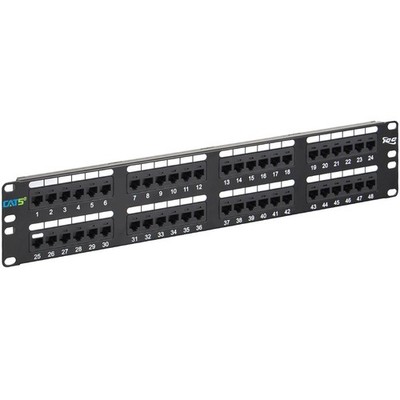 ICC Patch Panel 48PT CAT5E 2RMS ICMPP0485E UPC 633758006934