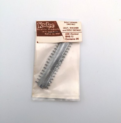 Kadee 439 HO Nut, Bolt & Washer All Metal