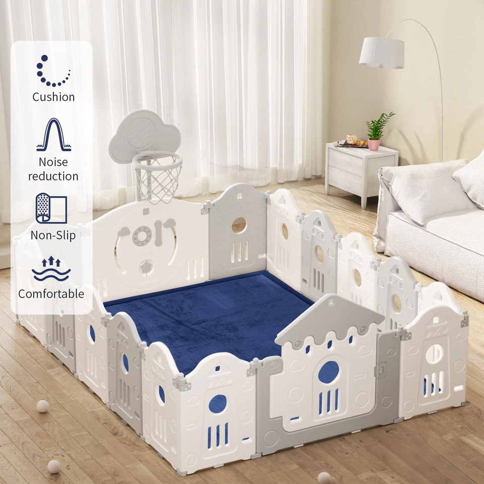 Мягкий коралловый бархатный детский коврик 59x79 дюймов противоскользящий коврик для ползания - Изображение 4 из 4