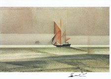 Cartolina cartolina artistica: Lyonel Feininger - goletta del Mar Baltico