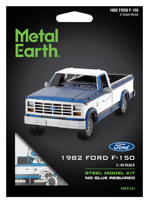 Fascinations Metal Earth 1982 FORD F-150 Model Truck 3D Steel
