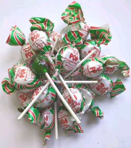 Tootsie Pops Candy Cane Tootsie Pop 60 lollipop suckers Peppermint 2024 Version! - Picture 2 of 2