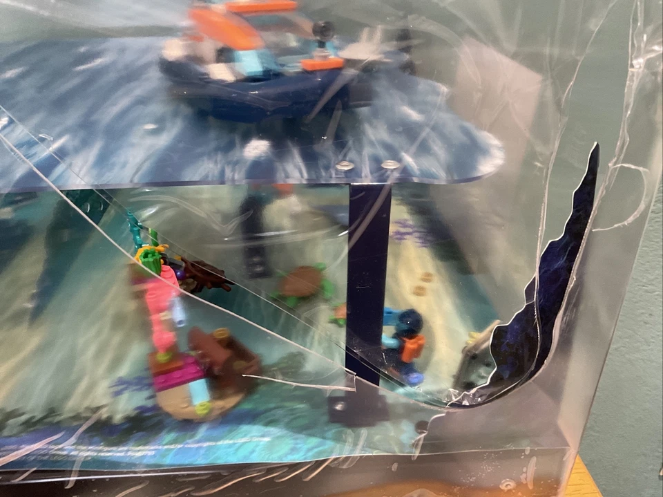 Lego City Explorer Vitrina Barco de Buceo #60377 *Dañado* Foto 3 de 4