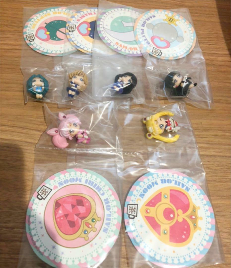 Ochatomo Sailor Moon Gosmic Heart Cafe Figure and Coaster Complete Set of 6 Popularność najnowszych produktów