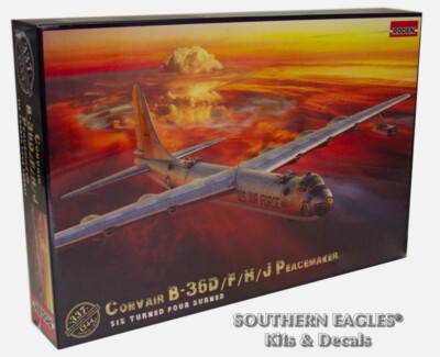 Convair B-36D  Peacemaker  - Scale Plastic Model Kit 1/144 - RODEN Kits #337