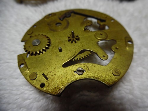 Vintage Antique Pocket Watch Parts 1/4 Pound Rare 79-9GG - Picture 7 of 9