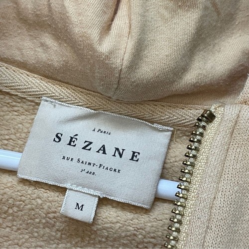 Sezane Tess Sweatshirt Colorblock Half Zip Damen lila (medium) pastell weich - Bild 3 von 11