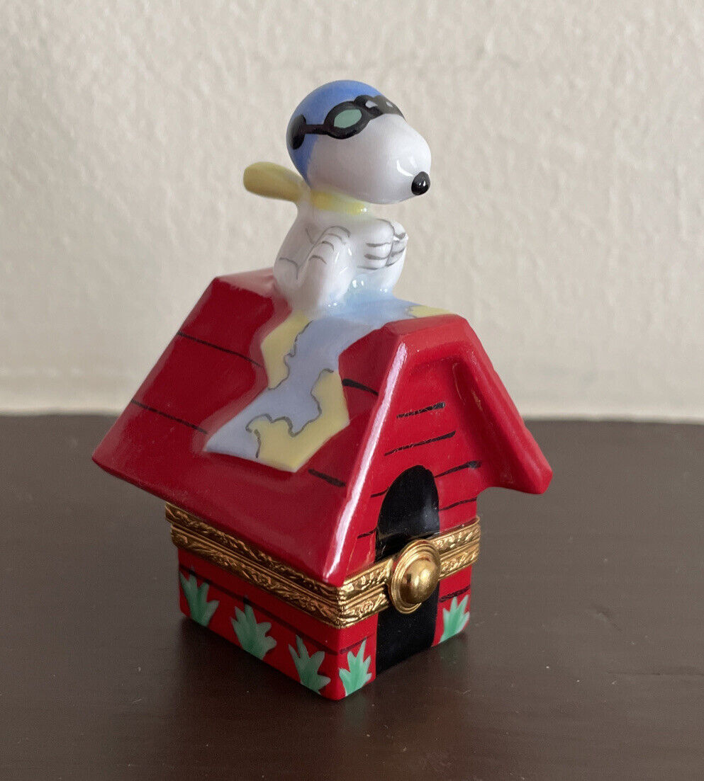Limoges Artoria LE Snoopy Red Baron Charles Schulz Vintage Limoges Artoria LE Snoopy Red Baron Charles Schulz Vintage