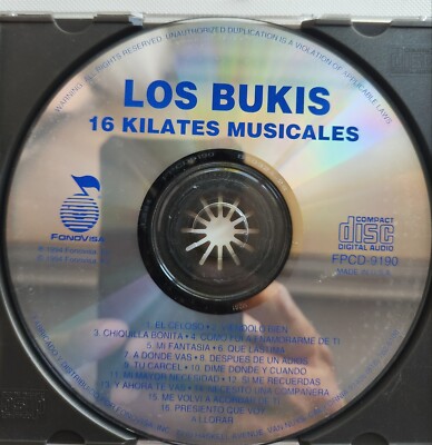 16 Kilates Musicales by Los Bukis (CD, Fonovisa)1994 53308919024| eBay