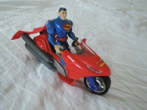 superman motorcycle toy
