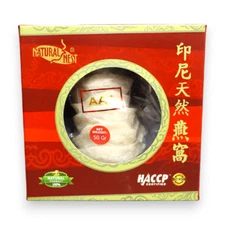 特级 印尼 燕窝 自然堂 AAA 白燕盏 50 克 Natural Nest DRIED White Grade AAA 50g
