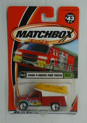 Matchbox Rescue Squad - #43 FORD F-SERIES FIRE TRUCK - SEALED