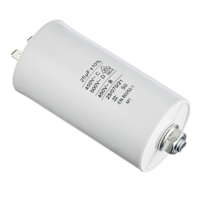 Lumonic Condensatore Di Avviamento 45µF 450V Con Filo - 45x84mm, Custodia Plastica Per Motori, Pompe, Tosaerba