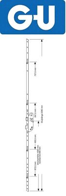GU Haustürverschluss Secury R4 Mehrfachverriegelung 65 92 10  F16 F20 Rollzapfen