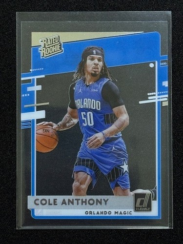 2020-21 Panini Clearly Donruss - Rated Rookie Cole Anthony #52 (RC) MAGIC - Picture 1 of 4