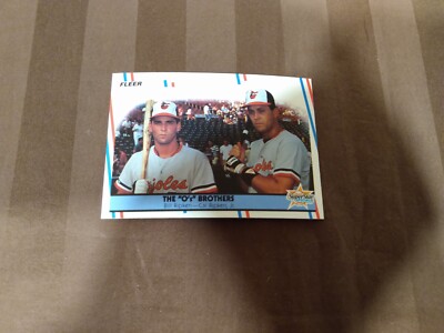1988 Fleer #640 Super Star Special Cal Ripken Jr. / Billy Ripken 