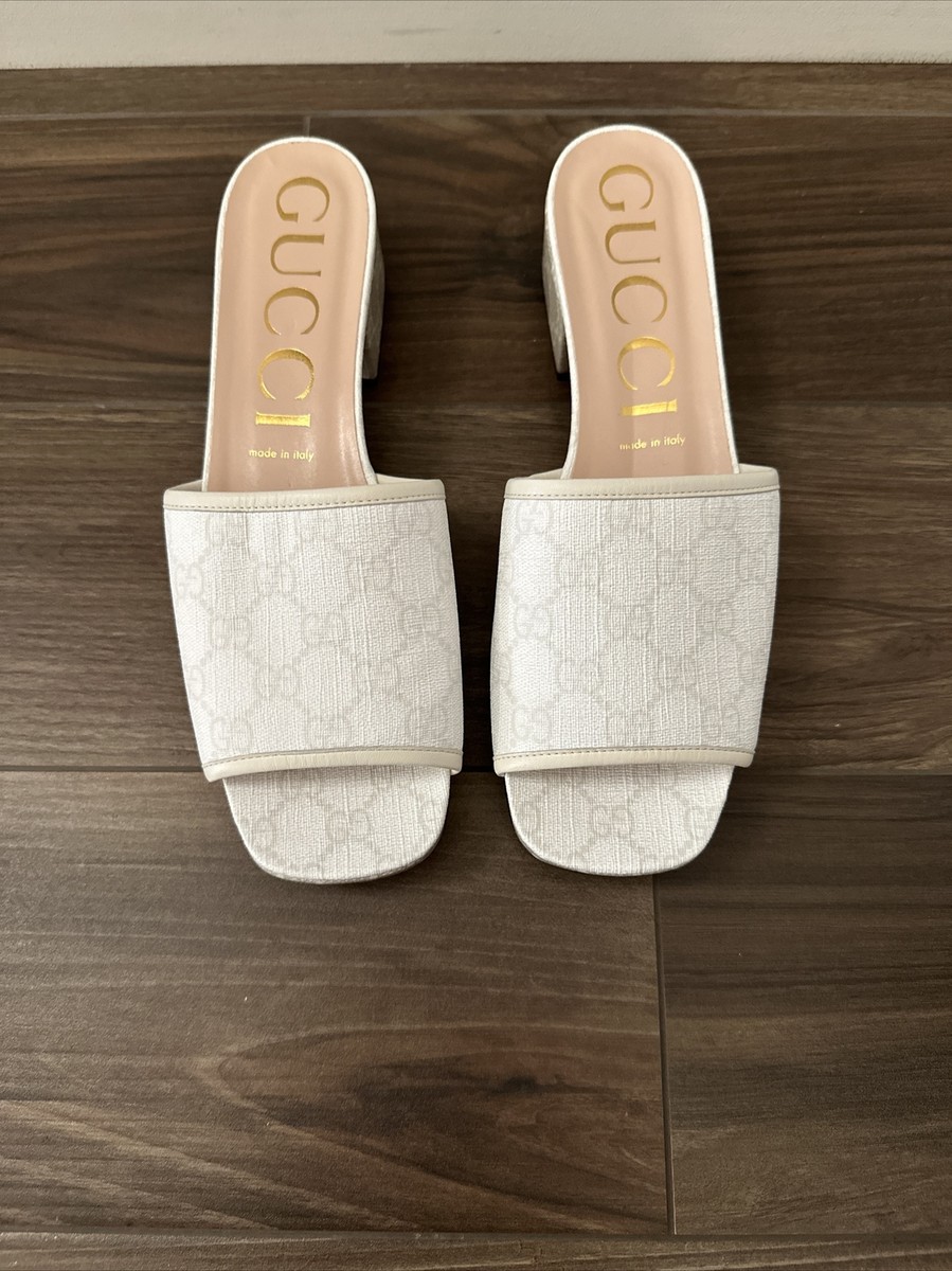 サンダル・ミュール GG SUPREME FABRIC MULE Gucci GG Supreme