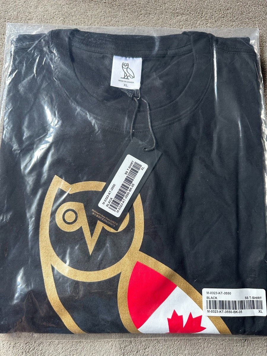 OVO OG Owl Canada Flag T-shirt Size M, L, XL, XXL, 3XL (Brand
