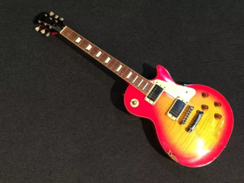 Electric Guitar Epiphone by Gibson LPSTD CS Les Paul Maple Top Cherry Sunburst
