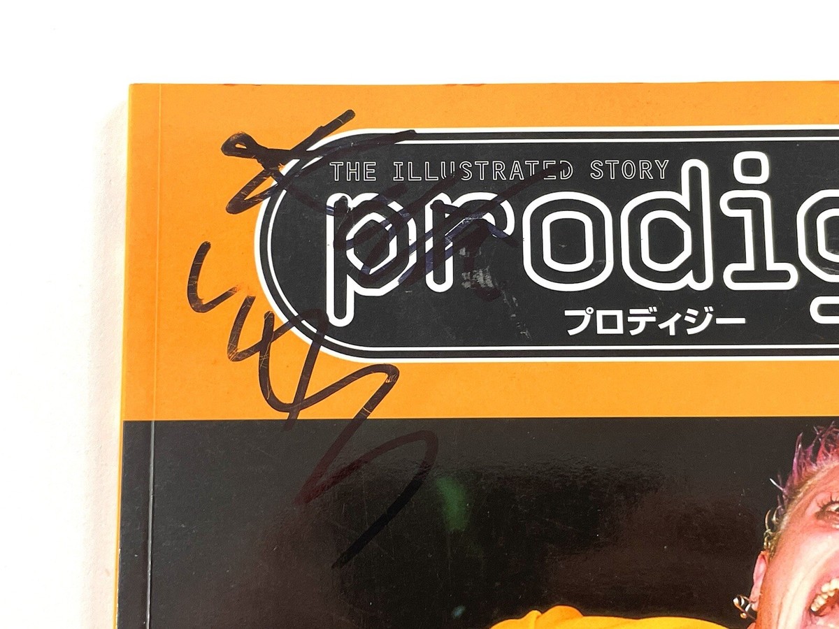 The Prodigy Keith Flint Rare Autographed Signed Softcover Book JSA