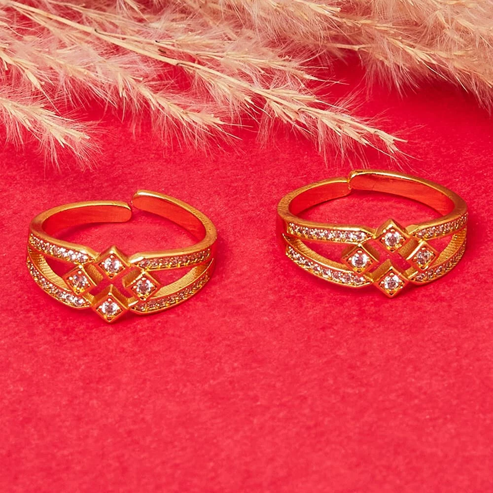 Aggregate more than 168 gold toe rings in tanishq latest