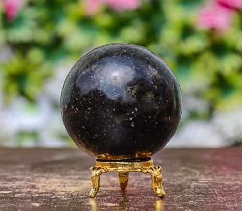 60MM Coppernite Healing Spirit Power Energy Chakra Aura Reiki Stone Sphere Ball - Picture 3 of 10