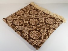 Ancienne Tissé Couverture Tapis D'Éveil Jeu Couverture Pique-Nique Motif Floral