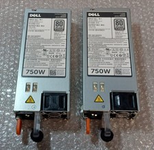 Lot Of 2 Dell D750E-S16 Poweredge 80 Plus Platinum 750W Server Power Supply