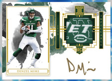 Panini NFL Blitz 2020 Impeccable RPA Rookie Denzel Mims Auto SP #d 18/25 DIGITAL