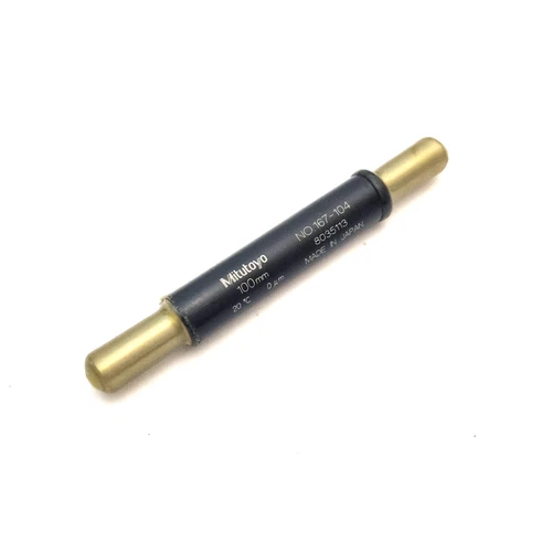 Mitutoyo micrometer 100 mm 167-104 calibration MEASURING zero point setting of