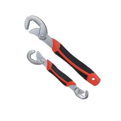 2er Set Universal Schraubenschlüssel Set verstellbar 8-32mm Multifunktion Snap and Grip