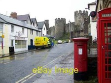 Photo 6x4 Edward VII Postbox, Conwy The castle in the background. c2008
