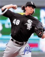 Zack Stewart White Sox Signed Auto 8x10 *3401