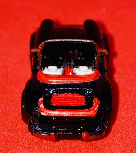 Vintage Micro Machines Porsche 911 Black Red Windows 1987 Galoob - Picture 4 of 5