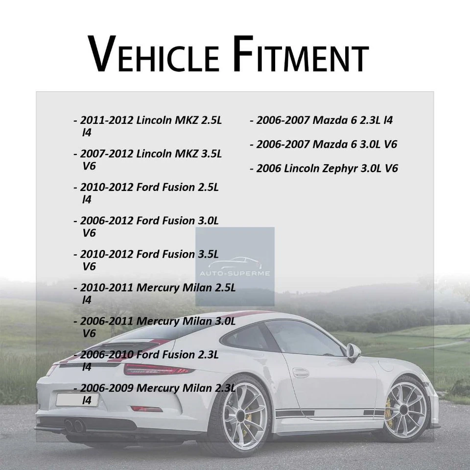 3x Disc Brake Pad Set,Disc Brake Rotor Rear For Mercury Milan 2.3L 2006-2009 - Imagem 2 de 4