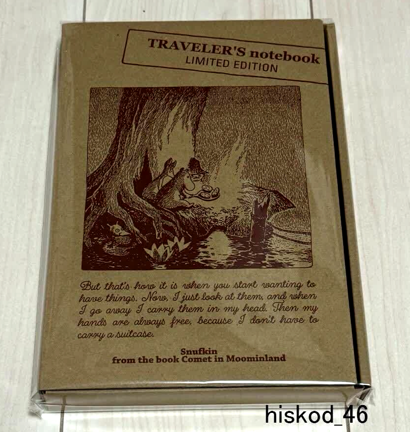 TRAVELERS COMPANY Traveler's Note Book Moomin Comet Blue Limited