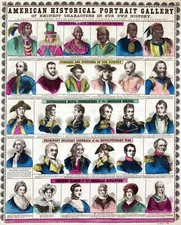 9446.Decoration Poster.Room interior wall design art.American history portraits